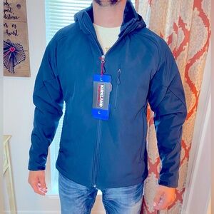 Men’s Jacket Winter Jacket Fleece Lined Jacket Water Resistant Jacket Size Large